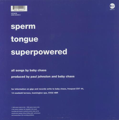 Baby Chaos Sperm 10" vinyl single (10 inch record) UK BCS10SP88340