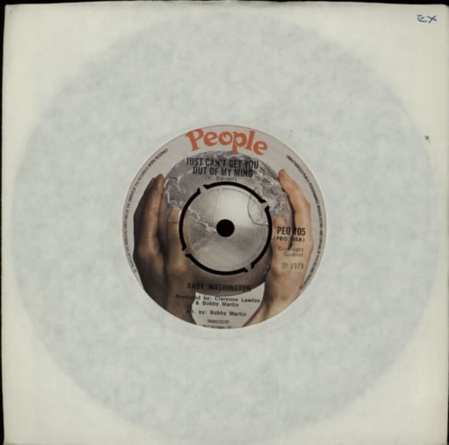 Baby Washington Just Can't Get You Out Of My Mind 7" vinyl single (7 inch record / 45) UK B7C07JU600890
