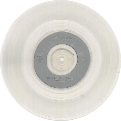 Babybird Back Together - Clear Vinyl 7" vinyl single (7 inch record / 45) UK BYB07BA709104