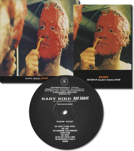 Babybird Bad Shave + book vinyl LP album (LP record) UK BYBLPBA397276
