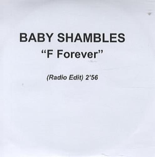 Babyshambles F Forever CD-R acetate UK BB6CRFF334191