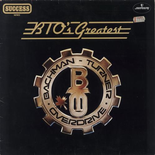 Bachman Turner Overdrive BTO's Greatest vinyl LP album (LP record) Dutch BOVLPBT825133