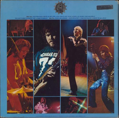 Bachman Turner Overdrive Not Fragile vinyl LP album (LP record) Jamaican BOVLPNO820286