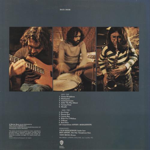 Back Door Back Door vinyl LP album (LP record) UK BD/LPBA801294