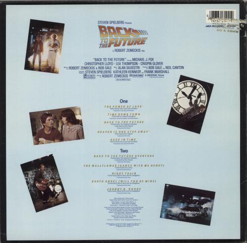 Back To The Future Back To The Future - Promo Stamped Sleeve vinyl LP album (LP record) US BKFLPBA878152