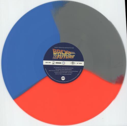 Back To The Future Back To The Future: Remastered - Tri-coloured Blue/Red/Grey Vinyl + New Artwork vinyl LP album (LP record) US BKFLPBA870950