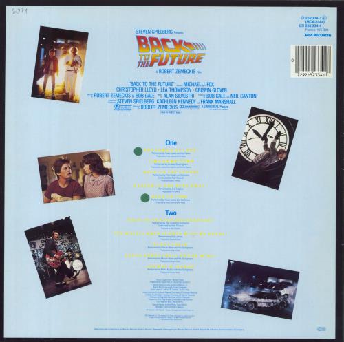 Back To The Future Back To The Future vinyl LP album (LP record) German BKFLPBA813439