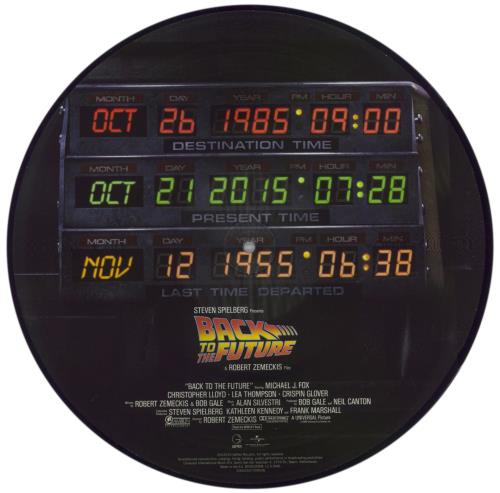 Back To The Future Back To The Future picture disc LP (vinyl picture disc album) UK BKFPDBA859842