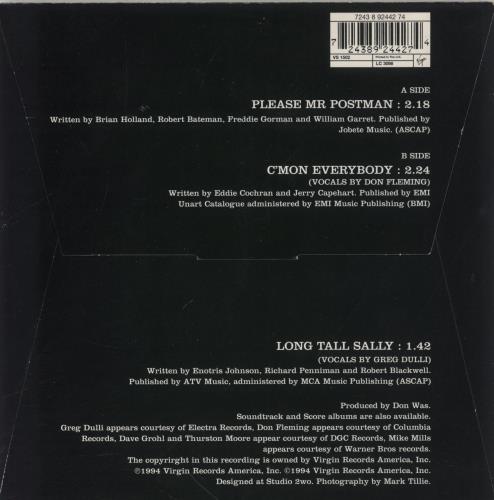 Backbeat Please Mr Postman 7" vinyl single (7 inch record / 45) UK BBT07PL86591