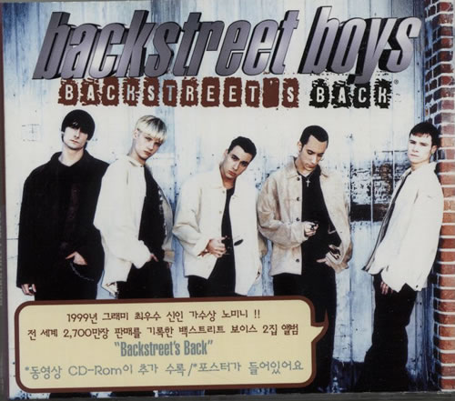 Backstreet Boys Backstreet's Back+ Poster CD album (CDLP) Korean BKBCDBA138166