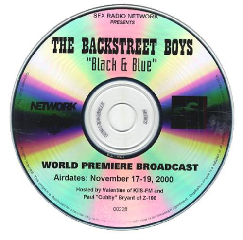 Backstreet Boys Black & Blue CD-R acetate US BKBCRBL175906