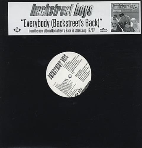 Backstreet Boys Everybody 12" vinyl single (12 inch record / Maxi-single) Canadian BKB12EV117445