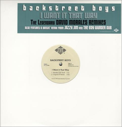 Backstreet Boys I Want It That Way - Double Pack 12" vinyl single (12 inch record / Maxi-single) US BKB12IW139410