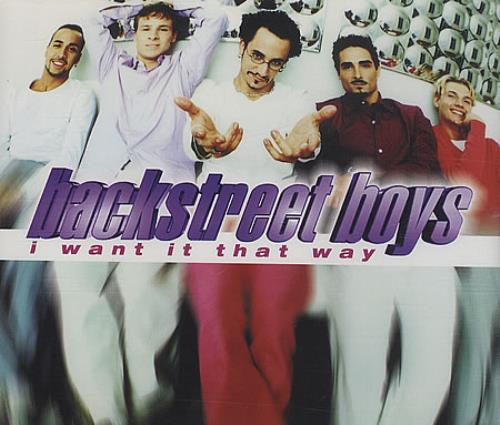 Backstreet Boys I Want It That Way CD single (CD5 / 5") UK BKBC5IW153752
