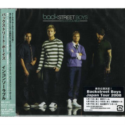 Backstreet Boys Inconsolable CD single (CD5 / 5") Japanese BKBC5IN405314