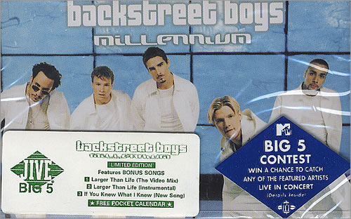 Backstreet Boys Millenium cassette album Malaysia BKBCLMI150670