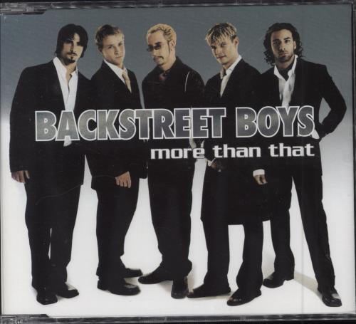 Backstreet Boys More Than That CD single (CD5 / 5") UK BKBC5MO189595