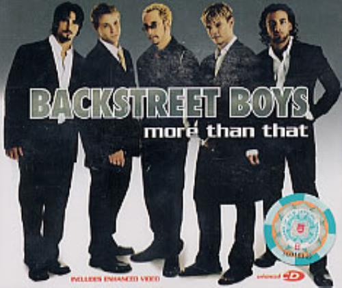 Backstreet Boys More Than That CD single (CD5 / 5") Singapore BKBC5MO192150