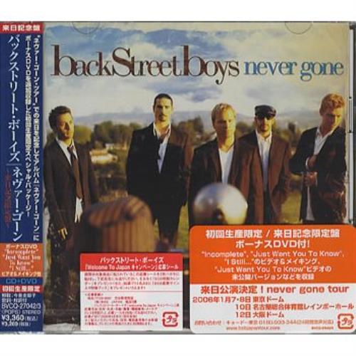 Backstreet Boys Never Gone 2-disc CD/DVD set Japanese BKB2DNE348393