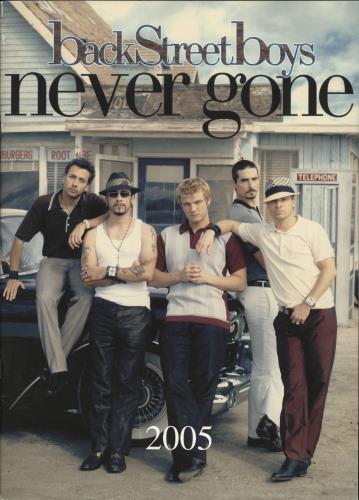 Backstreet Boys Never Gone tour programme UK BKBTRNE708051