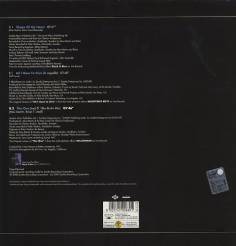 Backstreet Boys Shape Of My Heart 12" vinyl single (12 inch record / Maxi-single) Italian BKB12SH207915