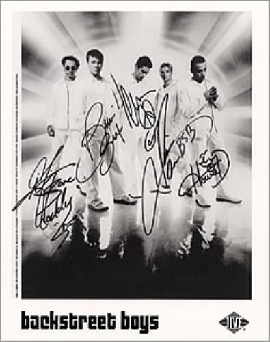 Backstreet Boys Signed Photo photograph US BKBPHSI176336