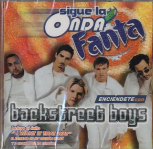 Backstreet Boys Sigue La Onda Fanta CD single (CD5 / 5") Mexican BKBC5SI152706