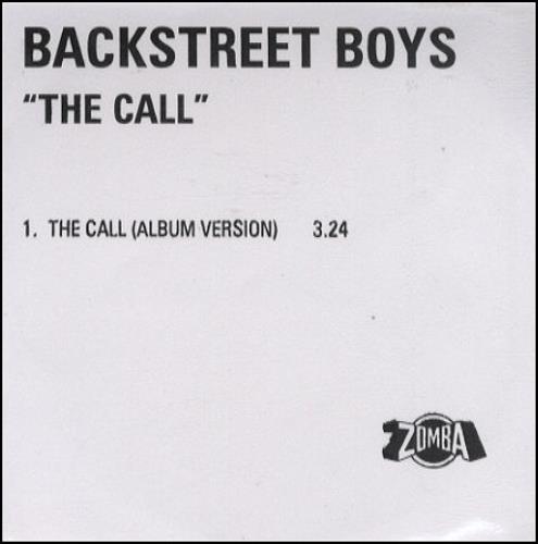 Backstreet Boys The Call CD-R acetate UK BKBCRTH175686