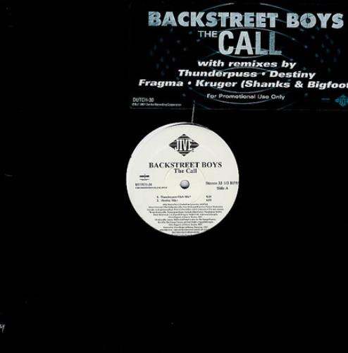 Backstreet Boys The Call 12" vinyl single (12 inch record / Maxi-single) US BKB12TH180002