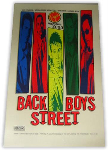 Backstreet Boys Virgin Megastore 2000 artwork US BKBARVI391891