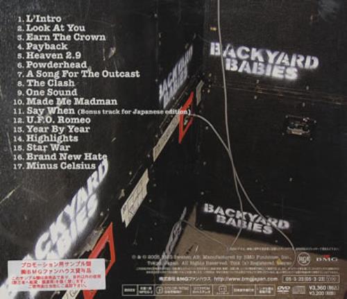 Backyard Babies Live In Paris 2-disc CD/DVD set Japanese YRD2DLI357896