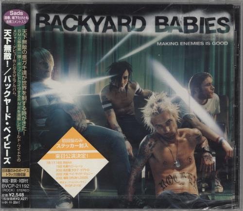 Backyard Babies Making Ememies Is Good - Sealed CD album (CDLP) Japanese YRDCDMA185823