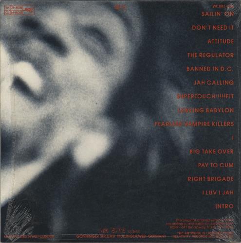 Bad Brains Attitude: The ROIR Sessions - Shrink vinyl LP album (LP record) German BN8LPAT868938