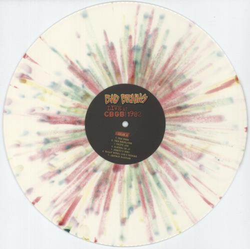 Bad Brains Live At CBGB 1982 - Splatter vinyl LP album (LP record) US BN8LPLI601049