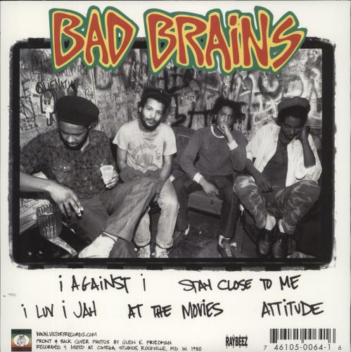 Bad Brains Omega Sessions 10" vinyl single (10 inch record) US BN810OM866472