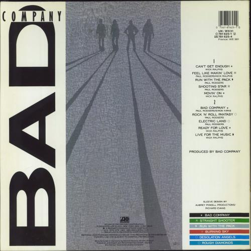 Bad Company 10 From 6 - EX vinyl LP album (LP record) UK BCOLPFR814814