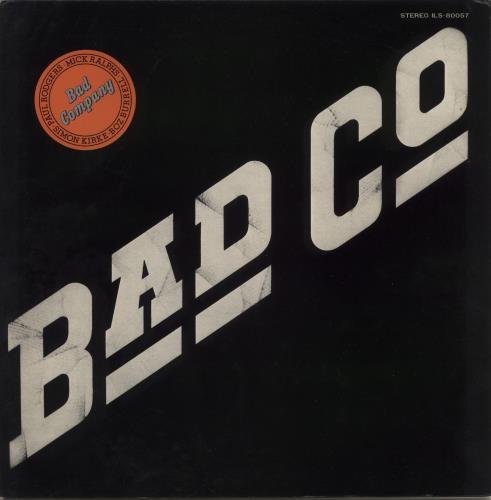 Bad Company Bad Company vinyl LP album (LP record) Japanese BCOLPBA880568