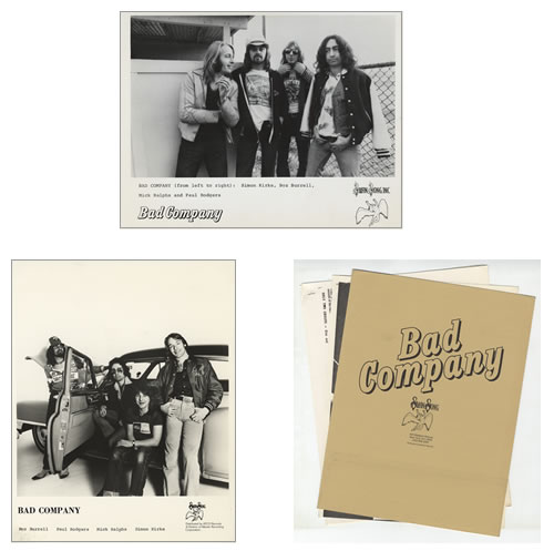 Bad Company Burnin' Sky media press pack US BCOPPBU399650