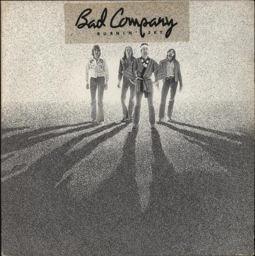 Bad Company Burnin' Sky vinyl LP album (LP record) Spanish BCOLPBU853294