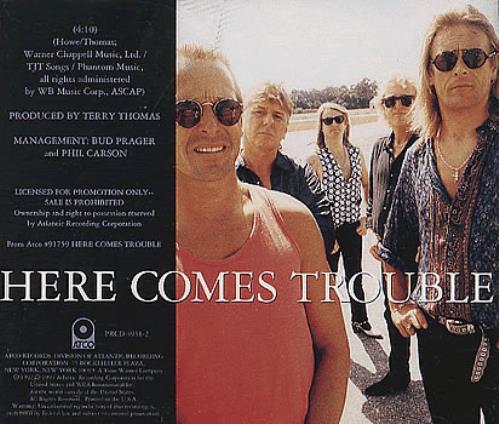 Bad Company Here Comes Trouble CD single (CD5 / 5") US BCOC5HE33103