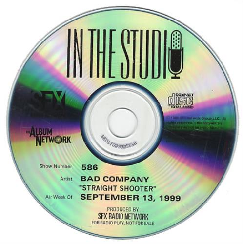 Bad Company In The Studio CD-R acetate US BCOCRIN200097