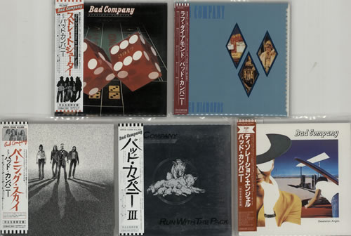 Bad Company Paper Sleeve Collection 6-CD album set Japanese BCO6CPA620273