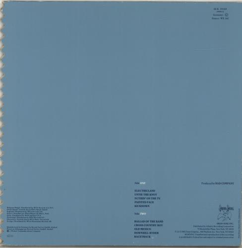 Bad Company Rough Diamonds vinyl LP album (LP record) German BCOLPRO329308