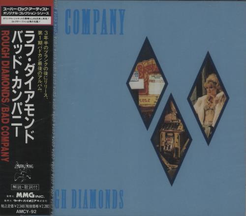 Bad Company Rough Diamonds CD album (CDLP) Japanese BCOCDRO661303