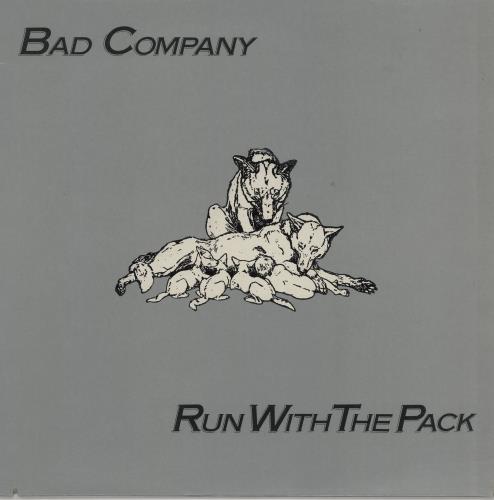 Bad Company Run With The Pack vinyl LP album (LP record) UK BCOLPRU714490