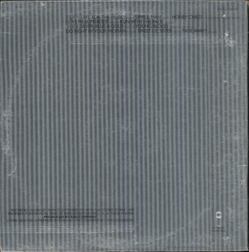 Bad Company Run With The Pack vinyl LP album (LP record) German BCOLPRU860786