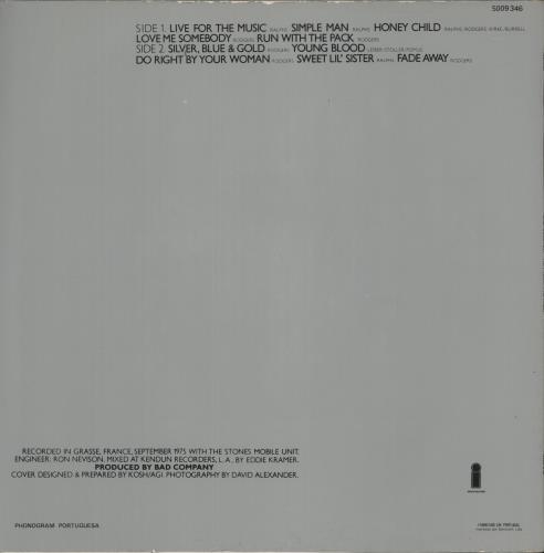 Bad Company Run With The Pack vinyl LP album (LP record) Portuguese BCOLPRU869449