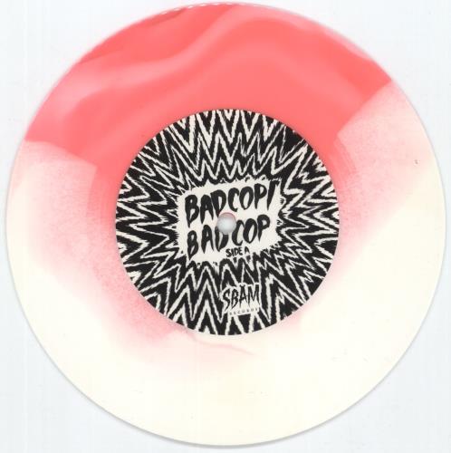 Bad Cop/Bad Cop Bad Cop/Bad Cop - Pink/White Vinyl 7" vinyl single (7 inch record / 45) Canadian 2HF07BA884534