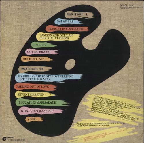 Bad Manners Forging Ahead vinyl LP album (LP record) UK BMALPFO606563