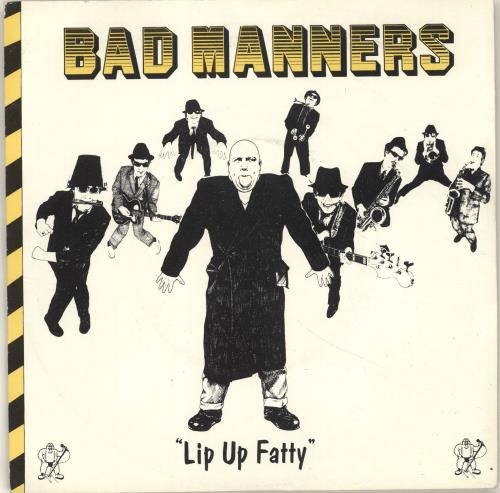 Bad Manners Lip Up Fatty 7" vinyl single (7 inch record / 45) UK BMA07LI73551